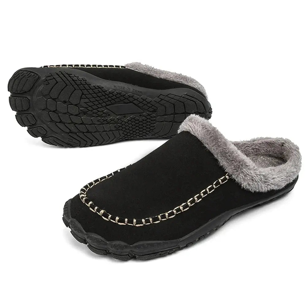 FuzzyWalk - Barefoot Warmth for Winter Unisex Orthopedic Slippers Dreamardi