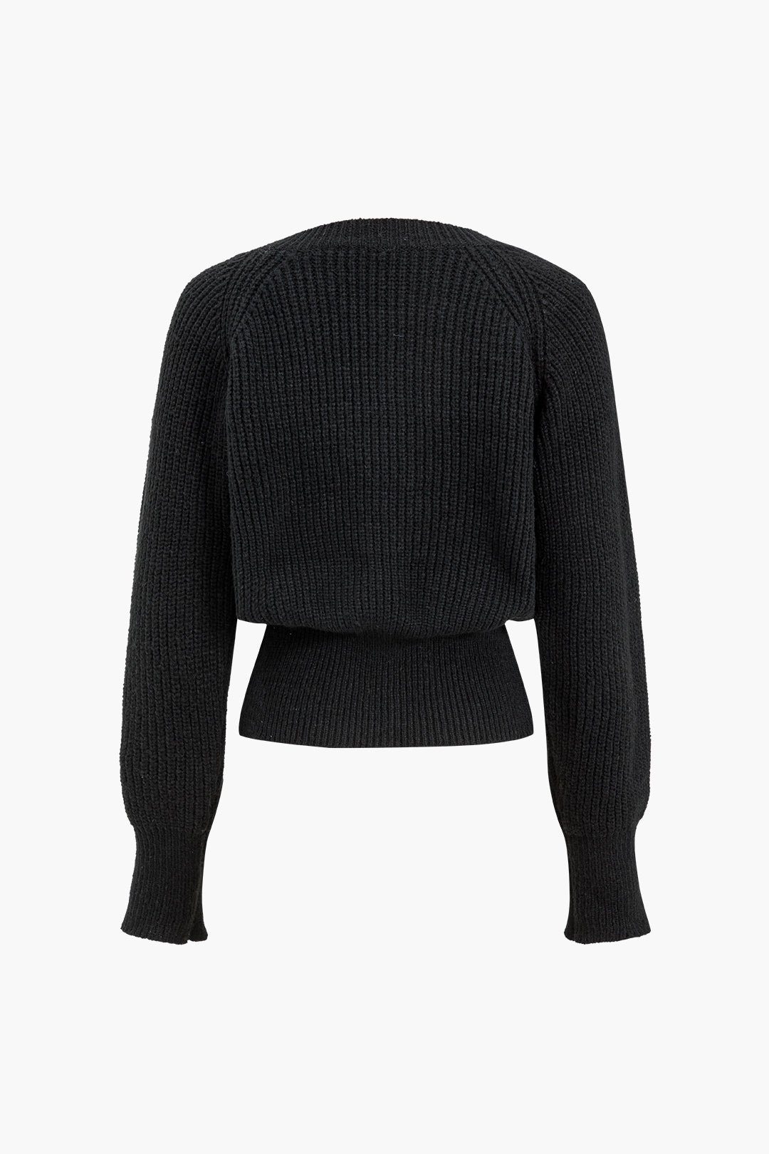 Solid Knit Button Sweater Cardigan Dreamardi