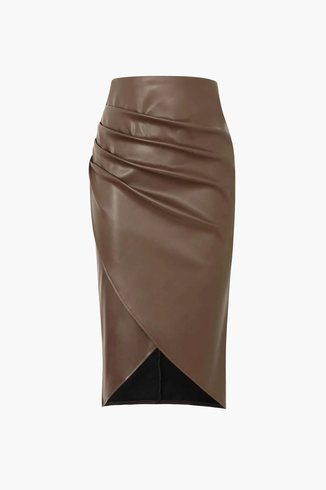 Charity - Elegant Ruched Design Woman's Midi Skirt Dreamardi