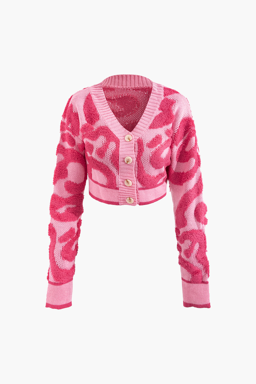 Colorblock V-neck Knit Button Up Cardigan Dreamardi