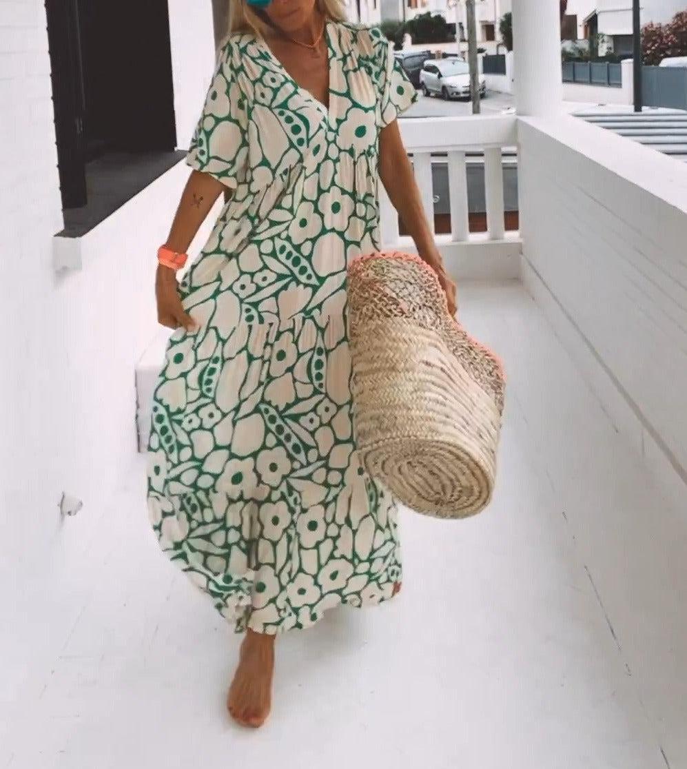 Daphne - Chic Flowing Woman's  Maxi Dress
