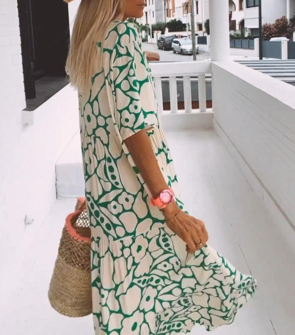 Daphne - Chic Flowing Woman's  Maxi Dress