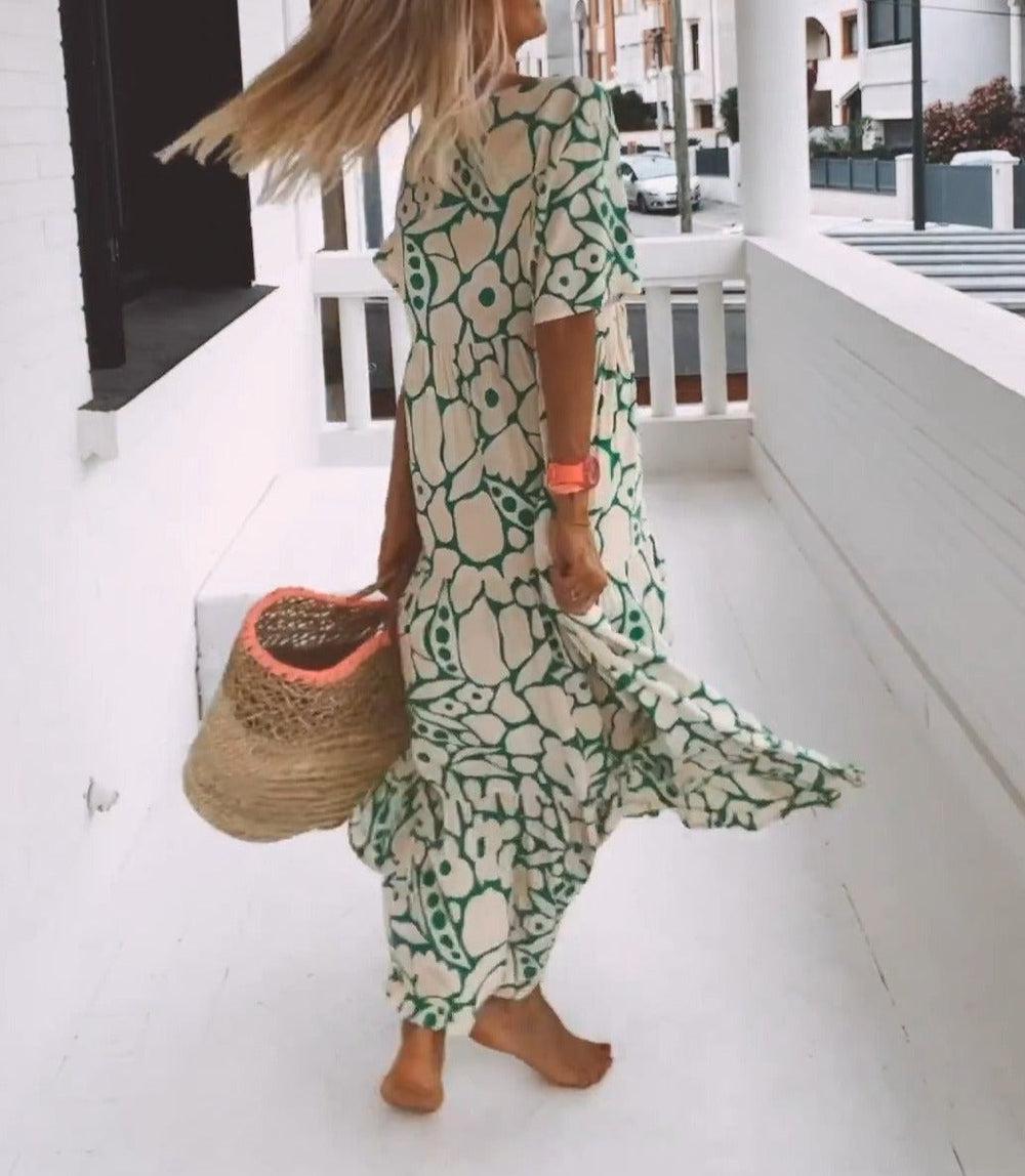 Daphne - Chic Flowing Woman's  Maxi Dress
