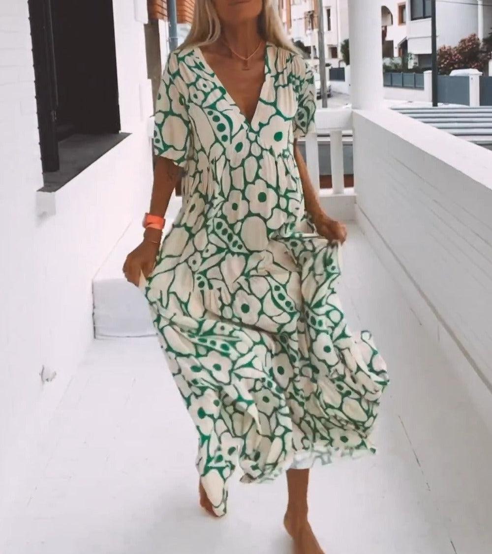 Daphne - Chic Flowing Woman's  Maxi Dress