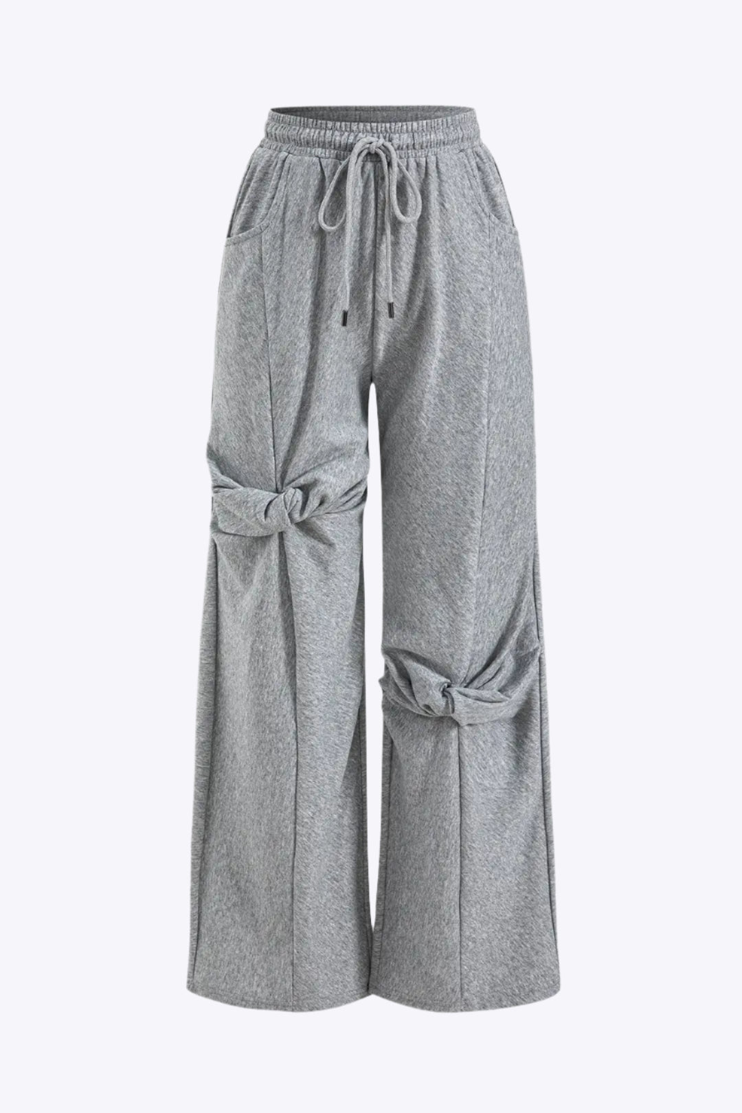 Twist Knot Drawstring Pocket Trousers Dreamardi