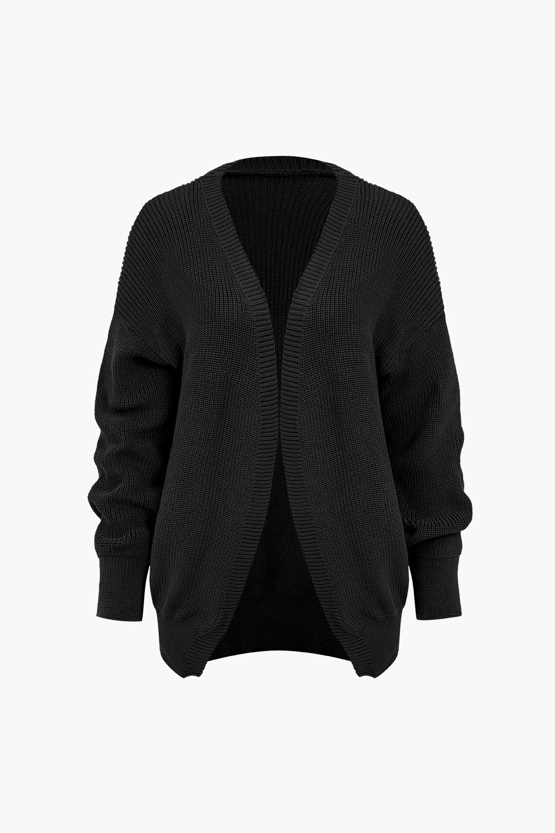 Ribbed Knit Dress And Cardigan Set Dreamardi