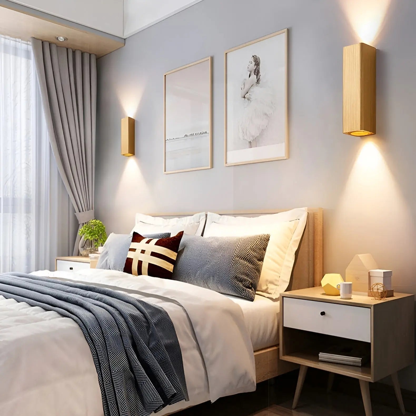 ScandiBeam | Strakke Rechthoekige Wandlamp Dreamardi