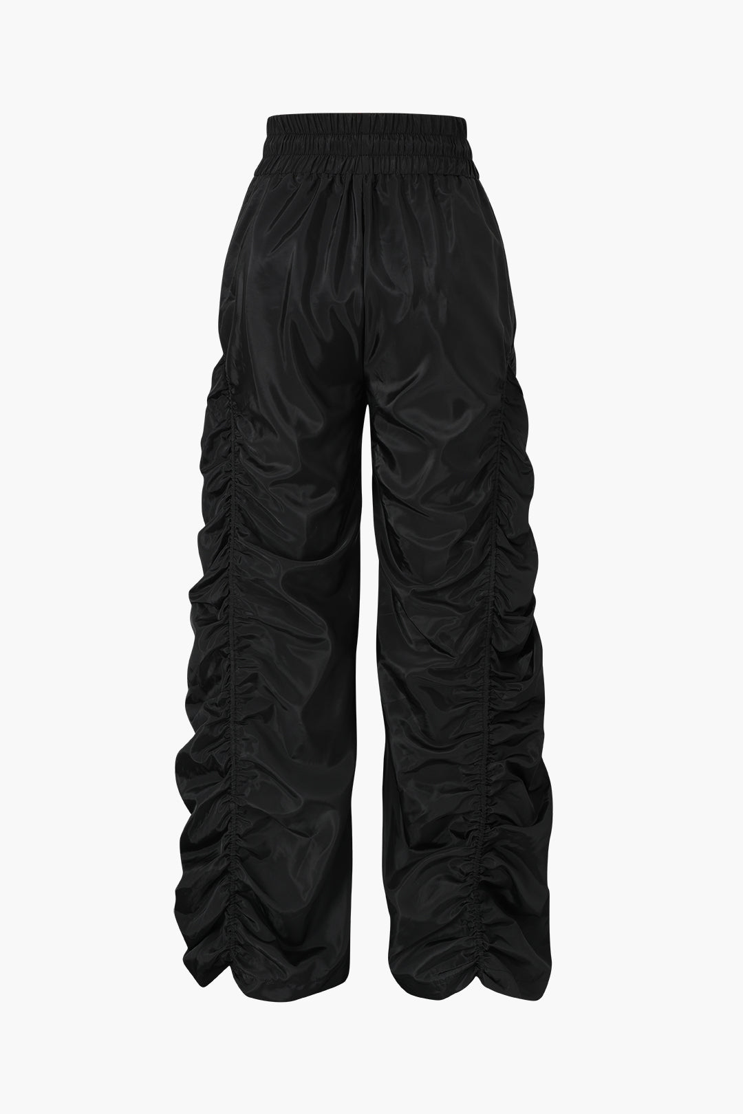 Gathered Drawstring Wide Leg Cargo Pants Dreamardi