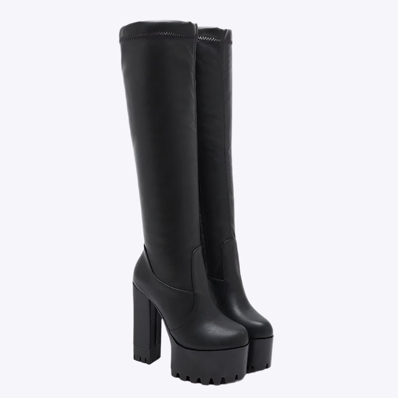 Knee-high boots for women thigh-high boots for women shoe elastic boots Dreamardi