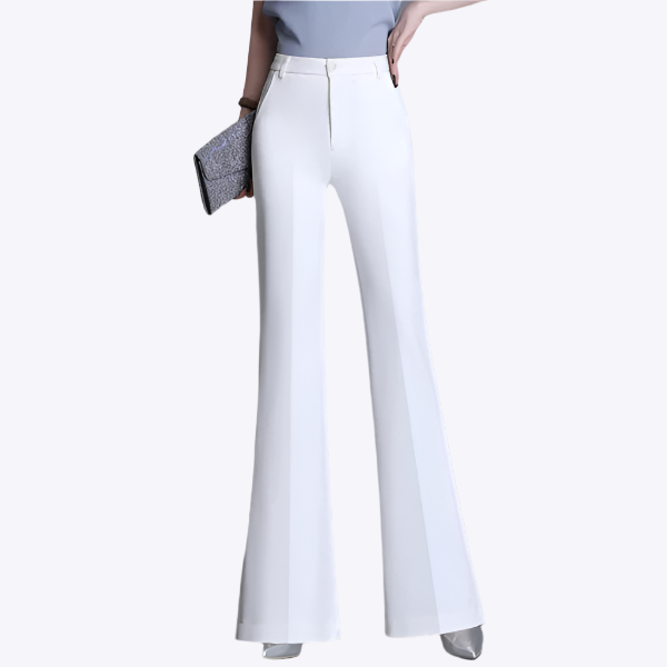 Anwen - Elegant Tight Fit Woman's Flared Trousers
