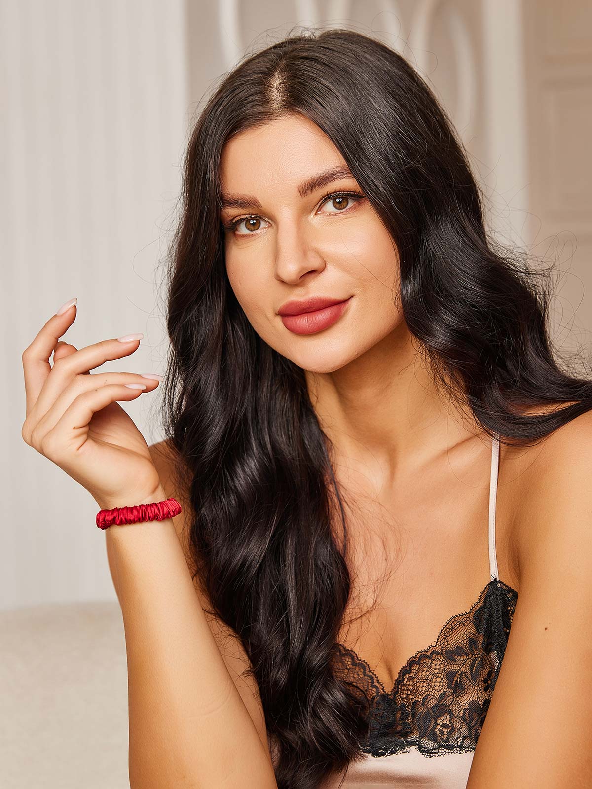 Zijdezachte magere scrunchie Dreamardi