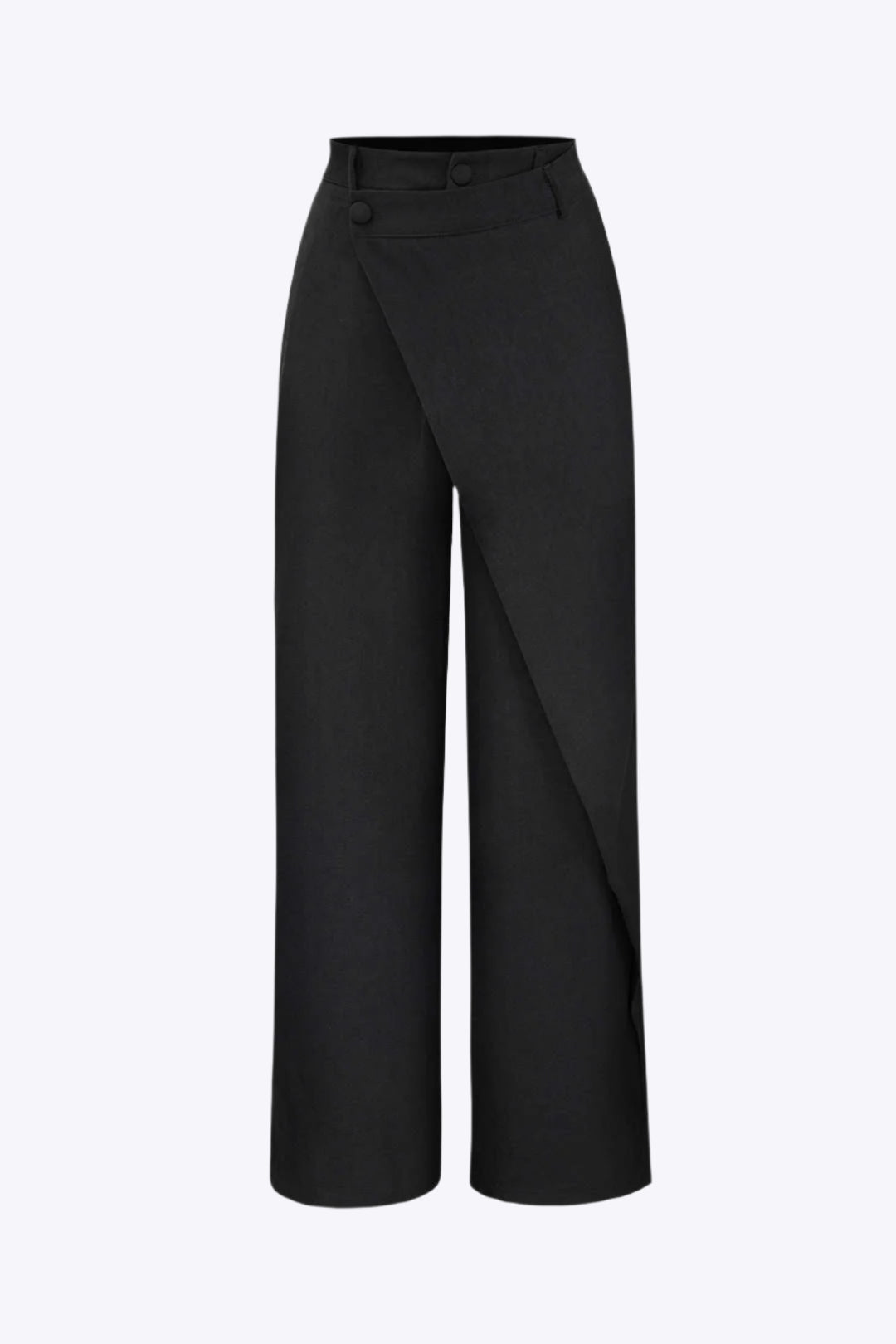 Draped Wrap Straight Leg Suit Pants Dreamardi