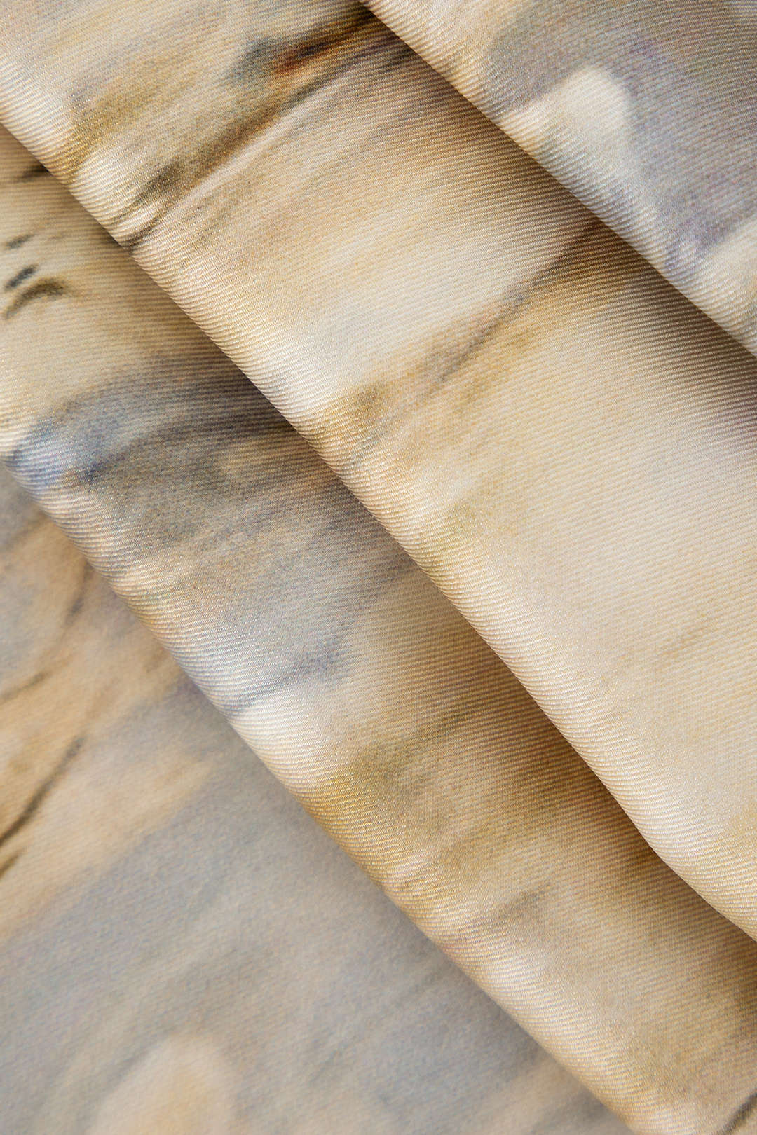 Marble Print High Waisted Full-length Straight Leg Pants Dreamardi