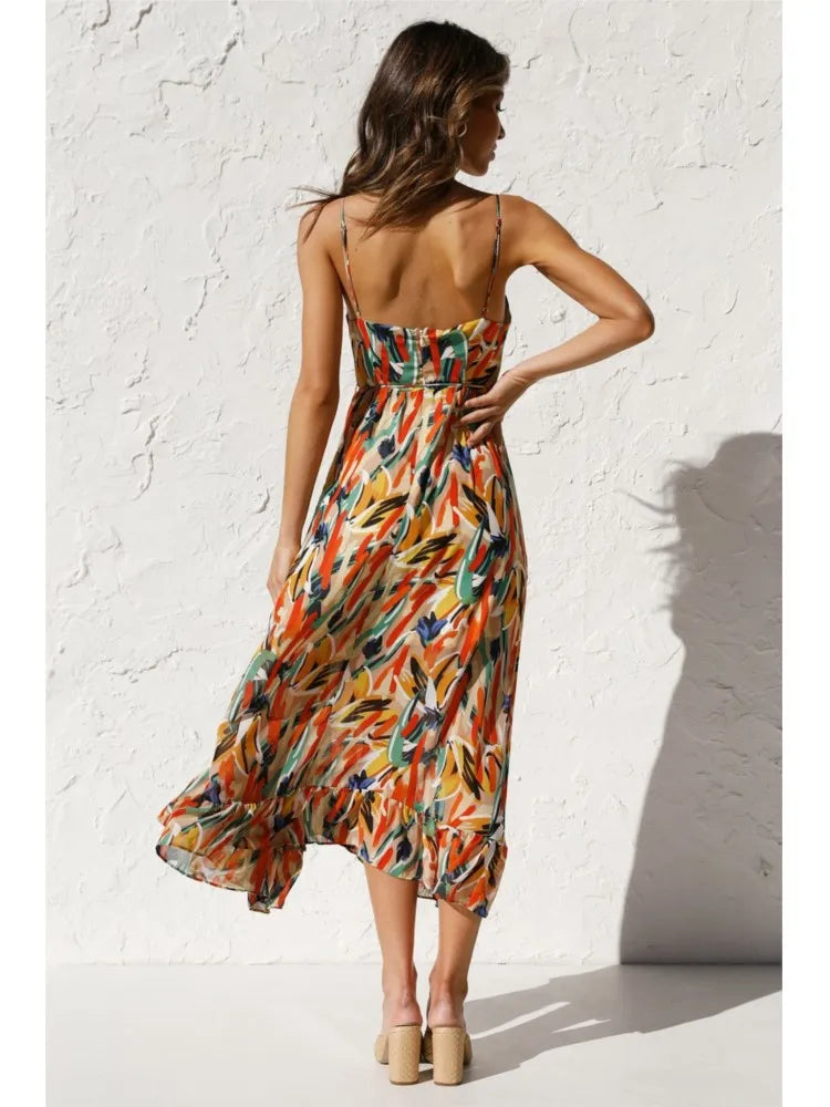 Caroline - Elegant Sleeveless Woman's Summer Dress