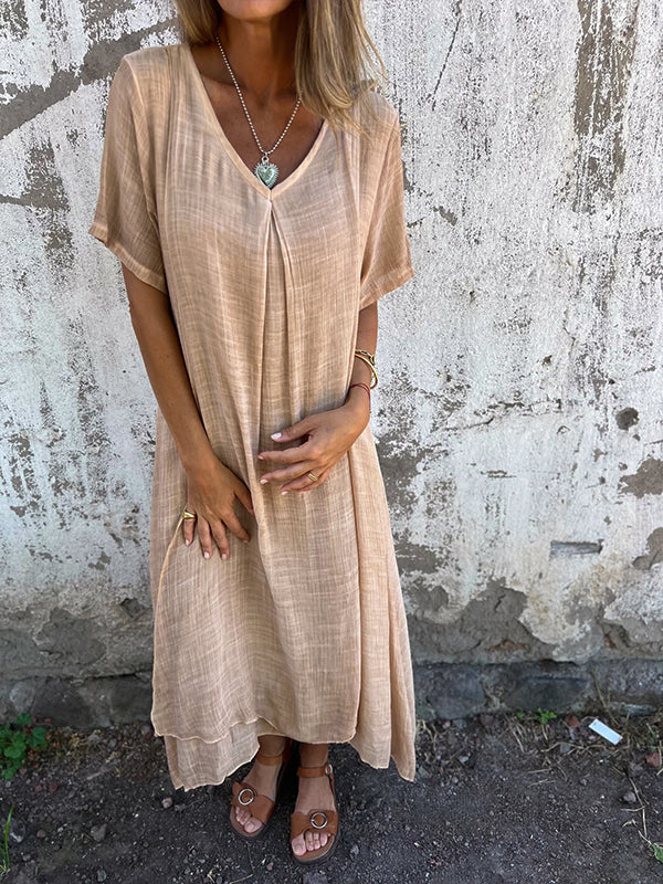 Niamh - Breezy Modern Style Woman's Maxi Dress