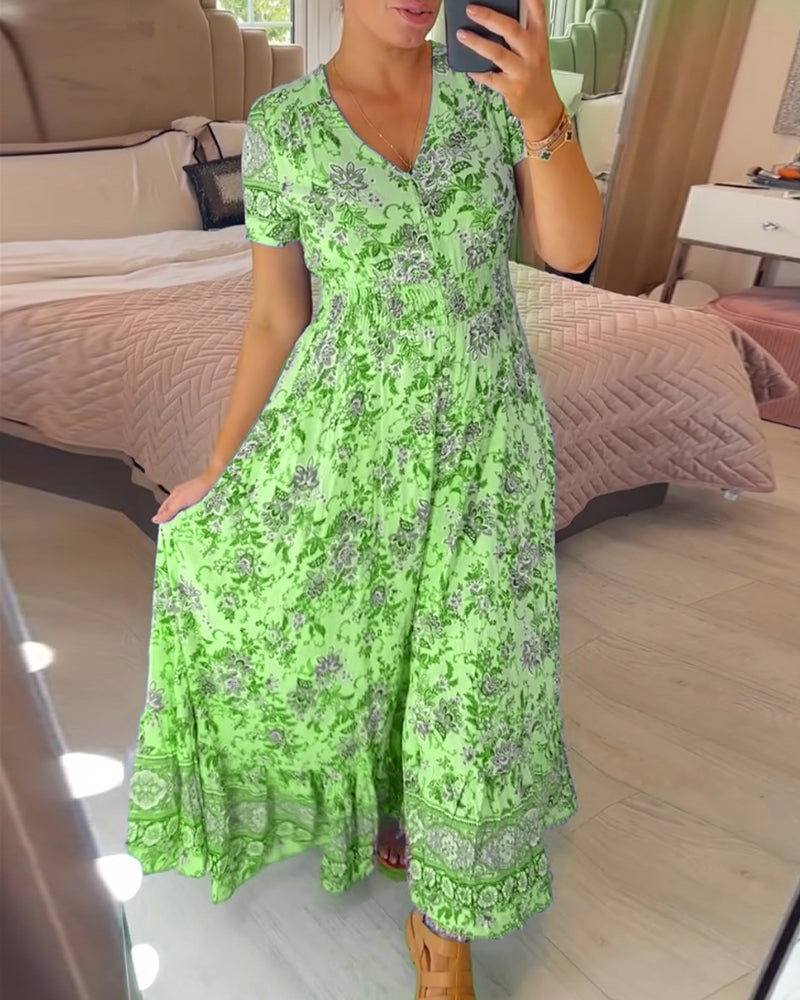 Savannah - Boho Chic Premium Woman's Maxi Dress