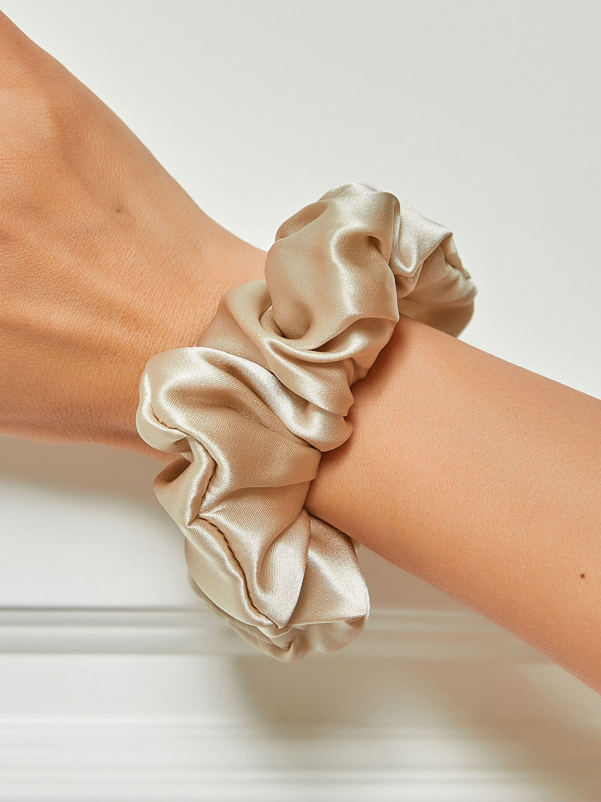 Zijden Midnight Scrunchies - 3,5 cm Dreamardi