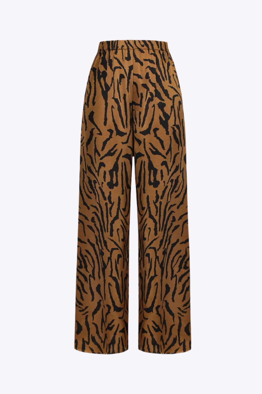Stripe Print Wide Leg Trousers Dreamardi