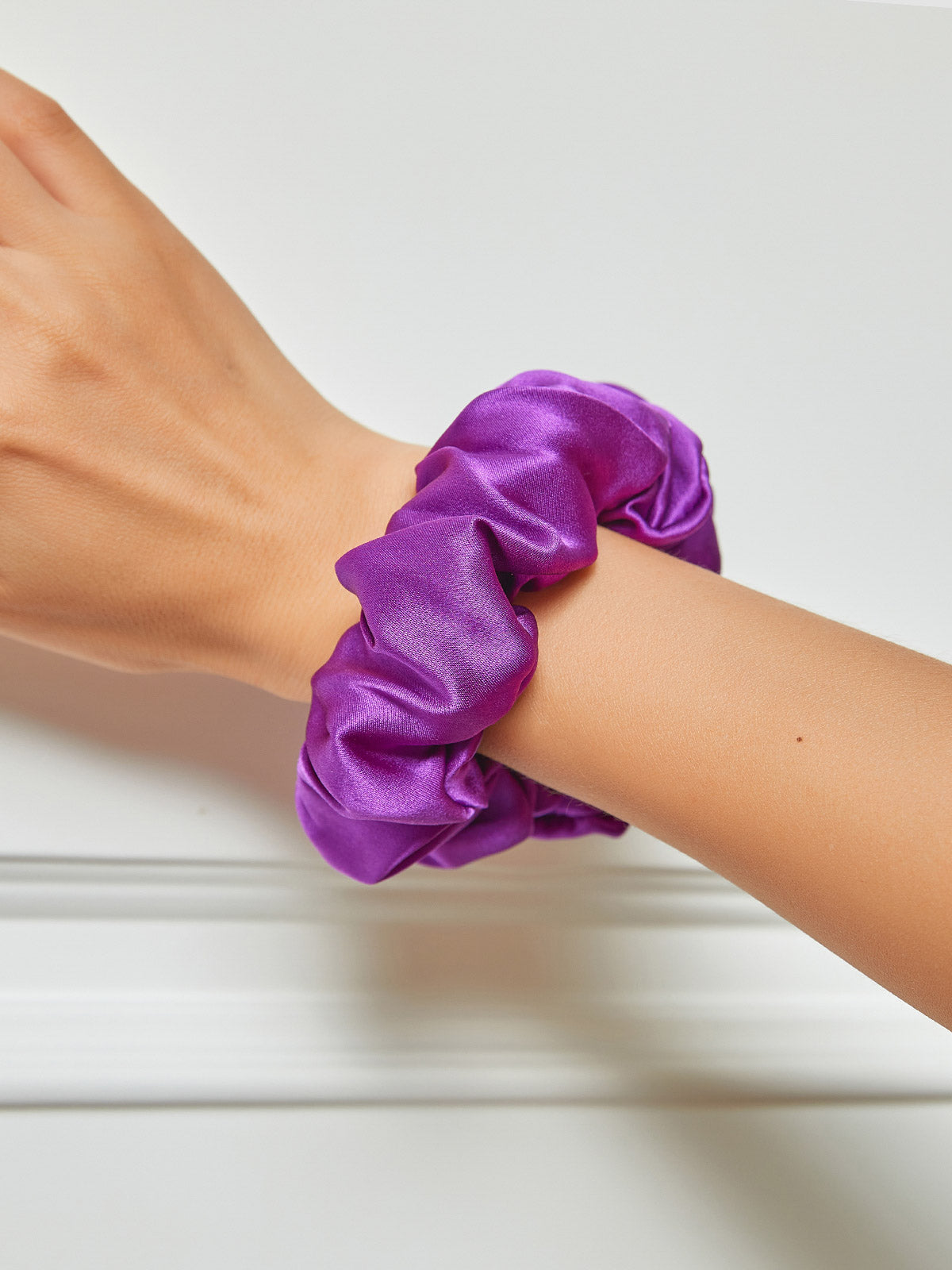 Zijden Midnight Scrunchies - 3,5 cm Dreamardi
