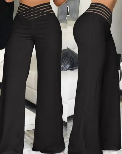 Anouk - Chic High-Waisted Elegance Woman's Trousers