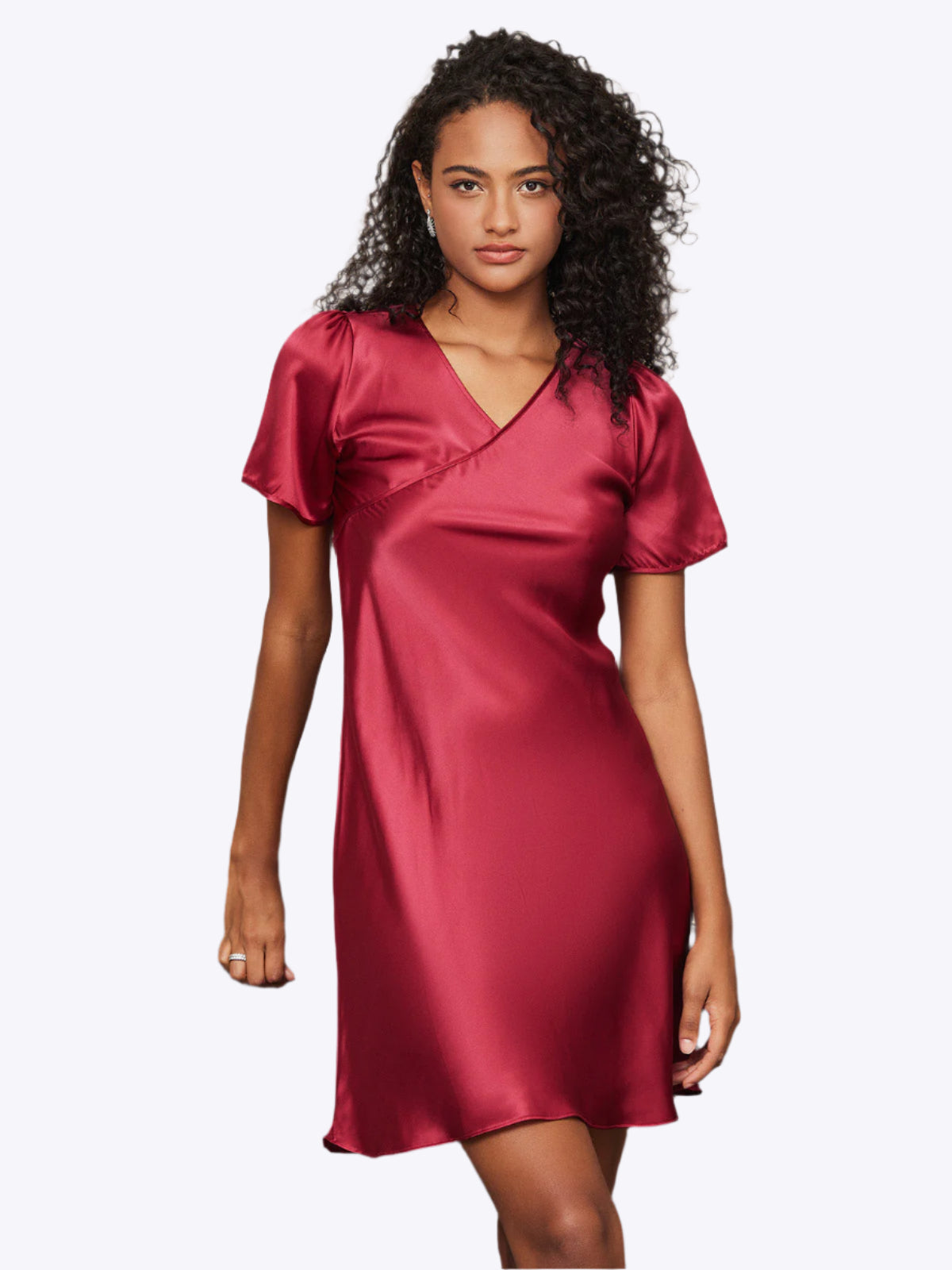 Zuivere Zijde Casual Smock Nachthemd Dreamardi