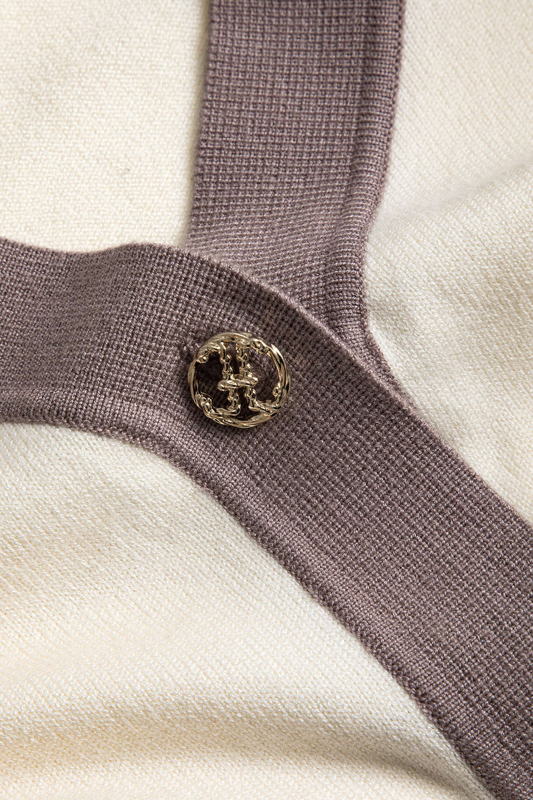 Contrast Button Sweater Cardigan Dreamardi