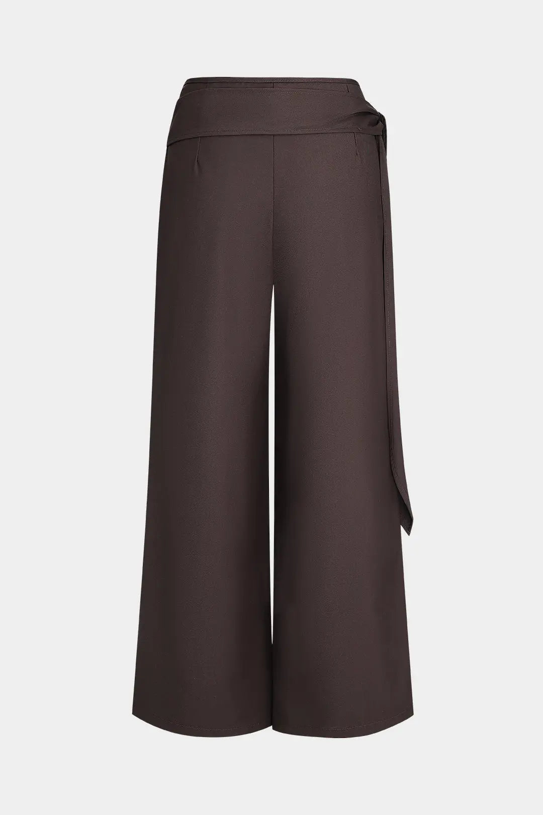 Asymmetrical Zipper Strappy Wide Leg Trousers Dreamardi