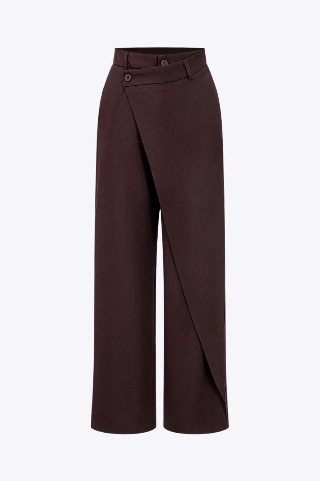 Solid Asymmetrical Trousers Dreamardi
