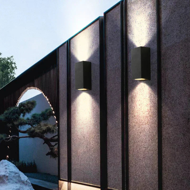 SharpGlow - Elegant Soft Glow Outdoor Wall Lamp