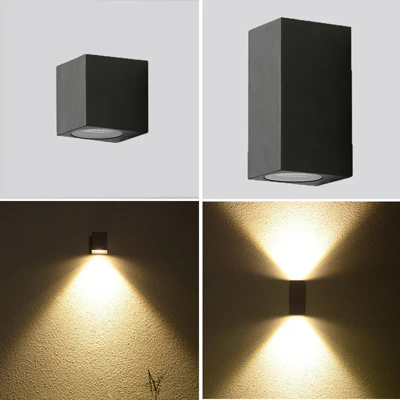SharpGlow - Elegant Soft Glow Outdoor Wall Lamp