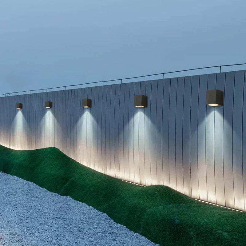 SharpGlow - Elegant Soft Glow Outdoor Wall Lamp
