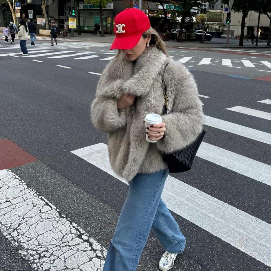 Kassia - Luxurious Soft Touch Woman's Fur Coat