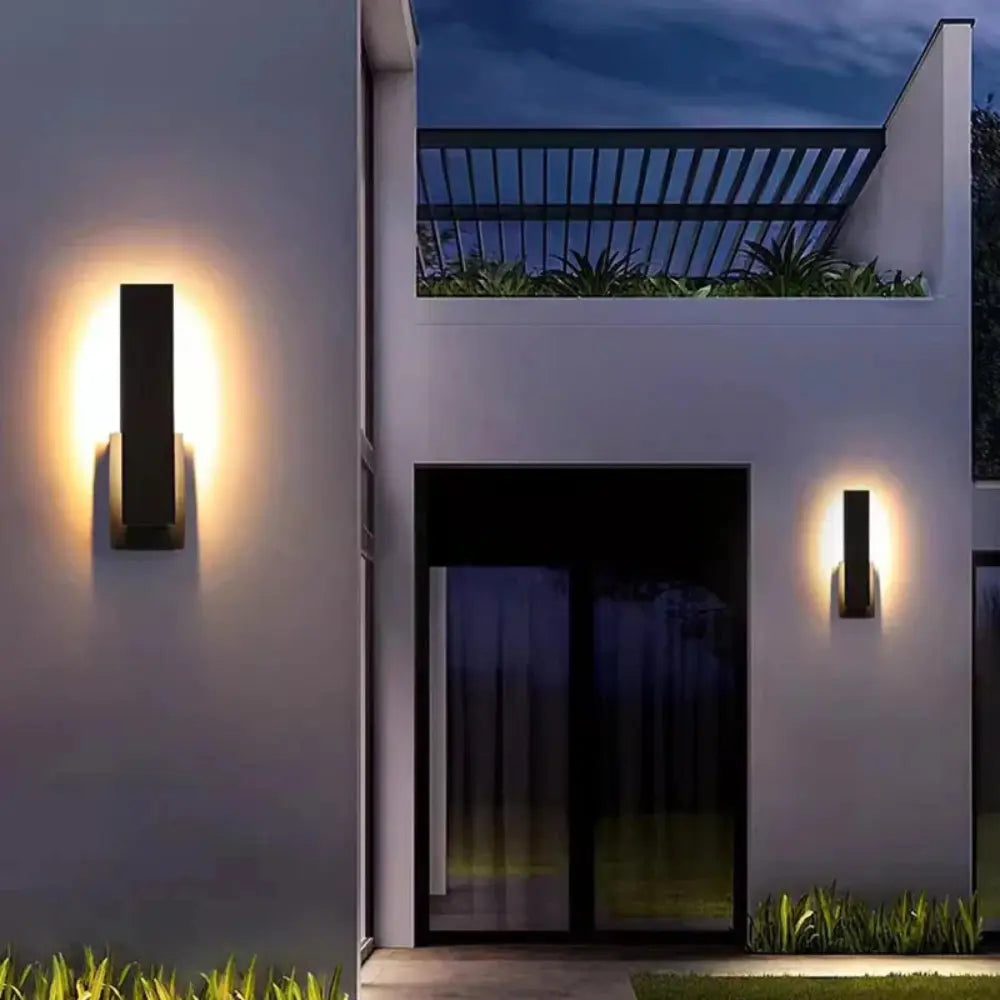 SlimGlow - Timeless Outdoor Elegance Weatherproof Wall Light