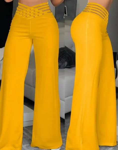 Anouk - Chic High-Waisted Elegance Woman's Trousers