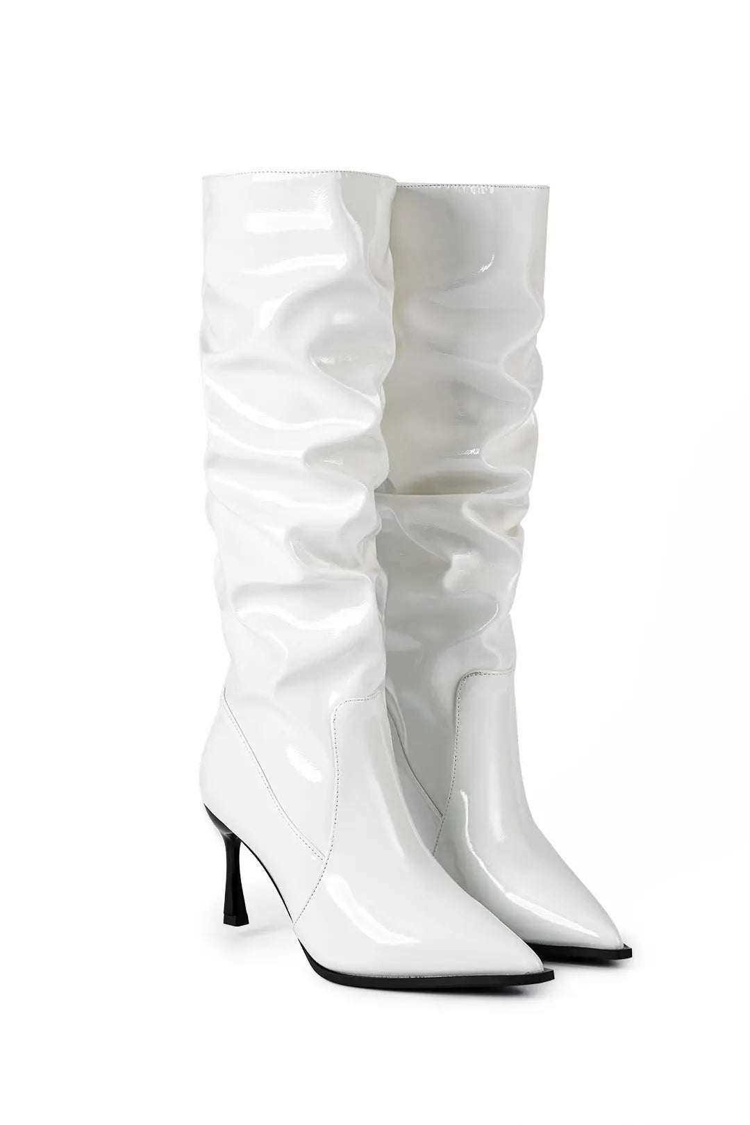 Chloe - Stylish Ruched Fit Woman's Knee High Boots Dreamardi