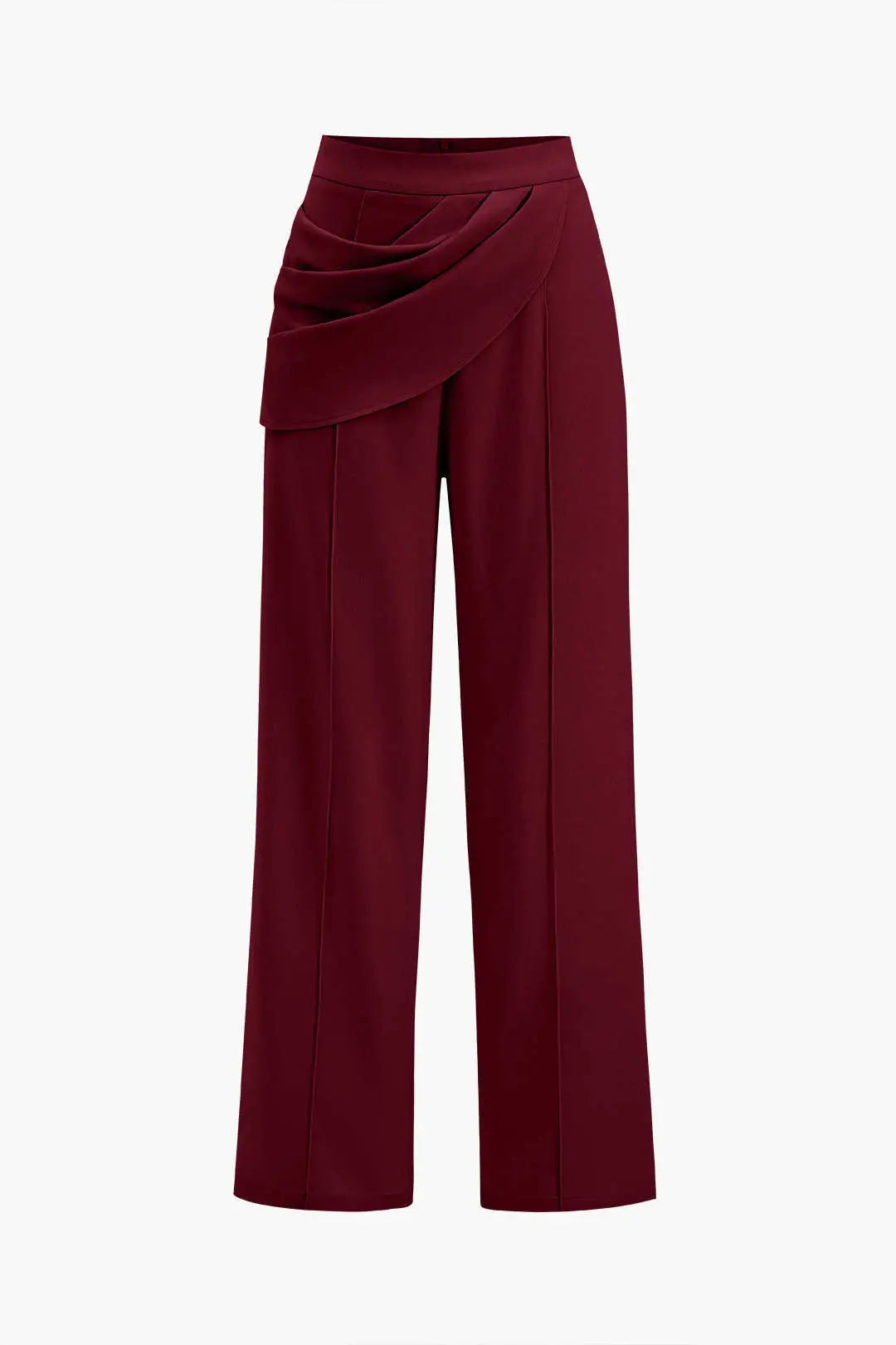 Solid Asymmetrical Trousers Dreamardi