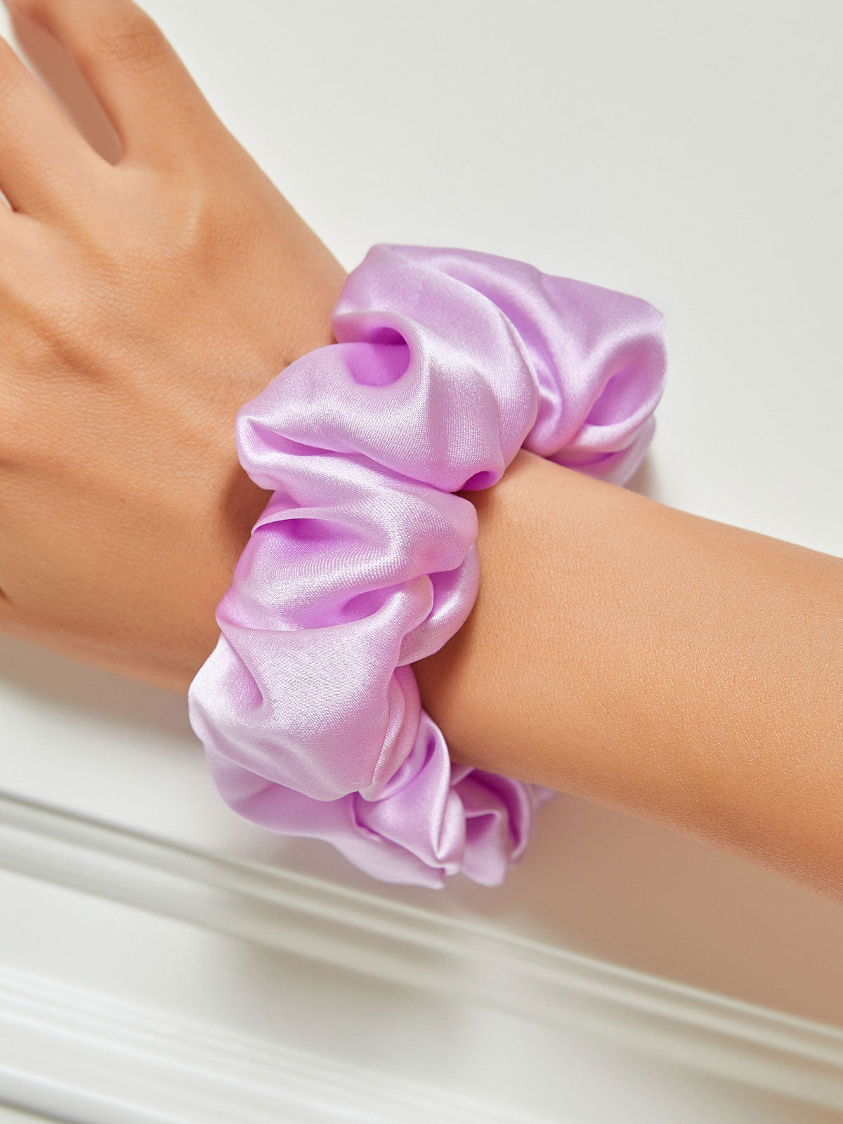 Zijden Midnight Scrunchies - 3,5 cm Dreamardi
