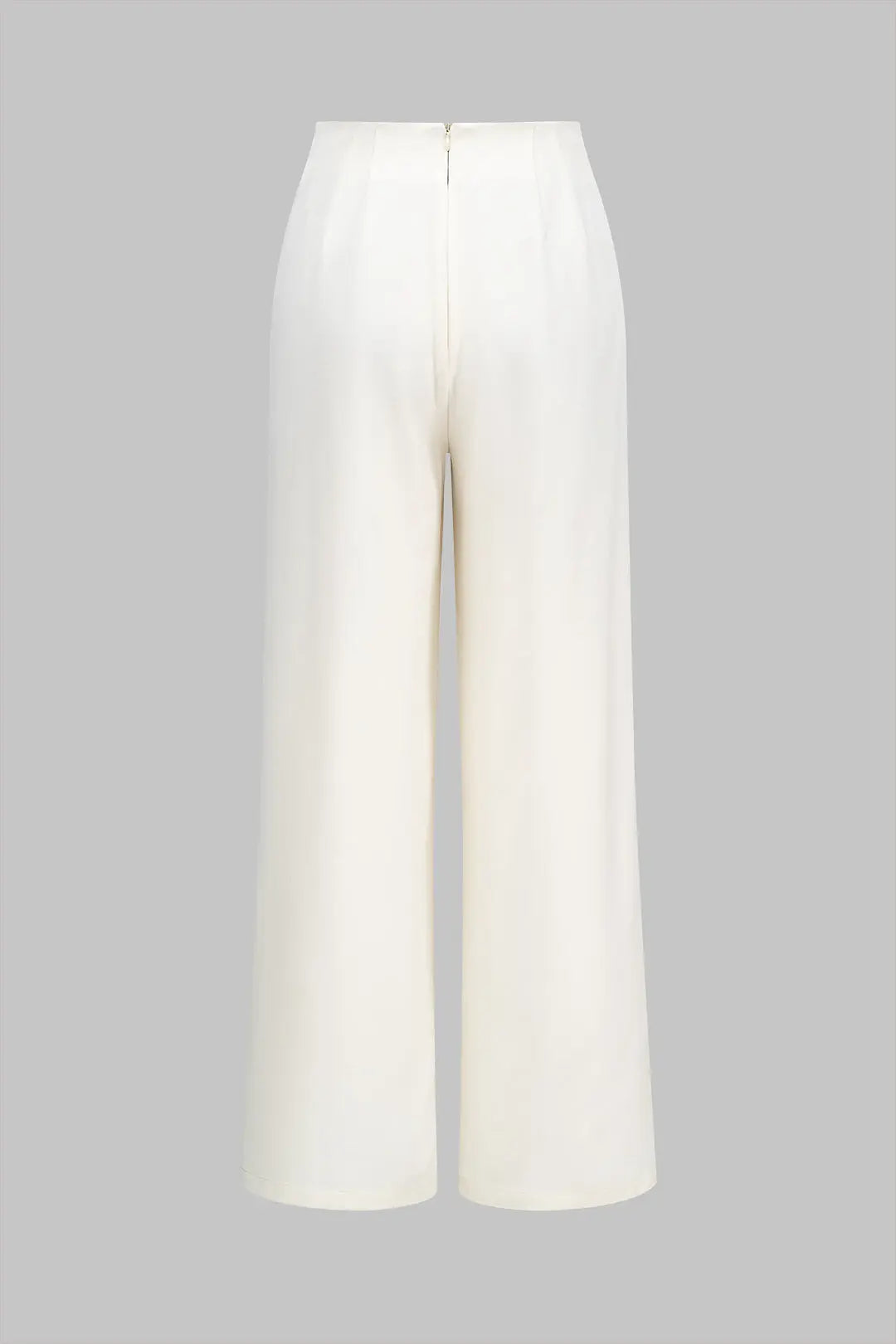 Cassandra - High Waist Zipper Detail Woman's Pants Dreamardi