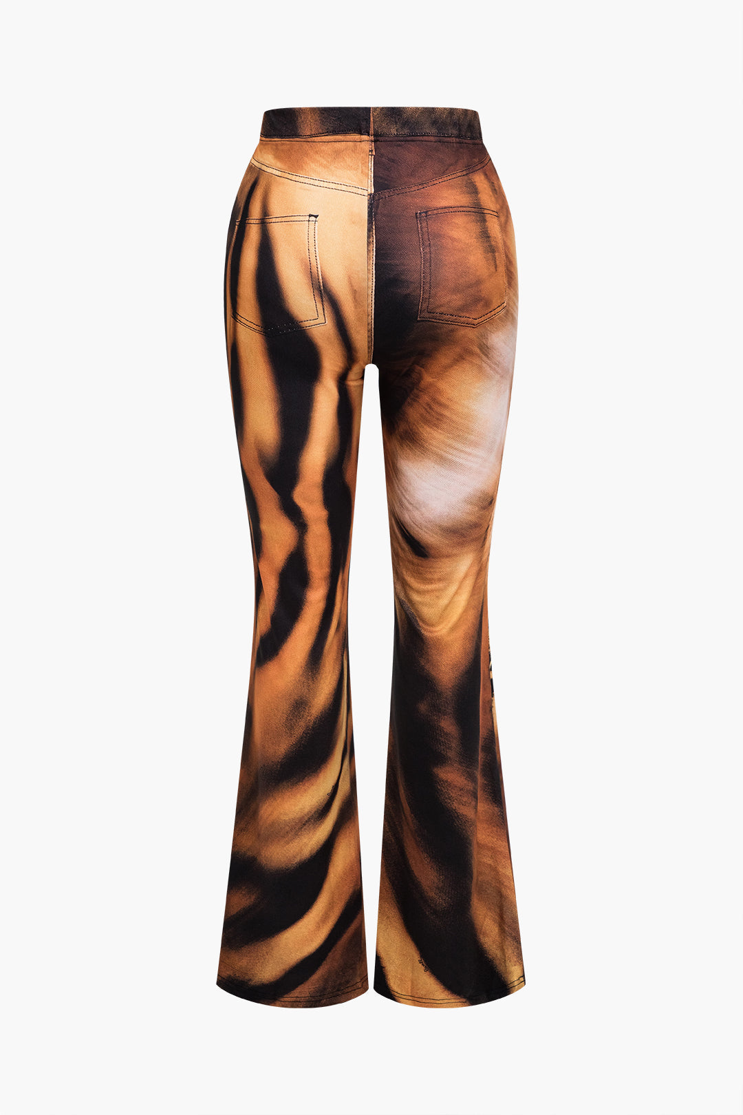 Tiger Print High Waist Trousers Dreamardi