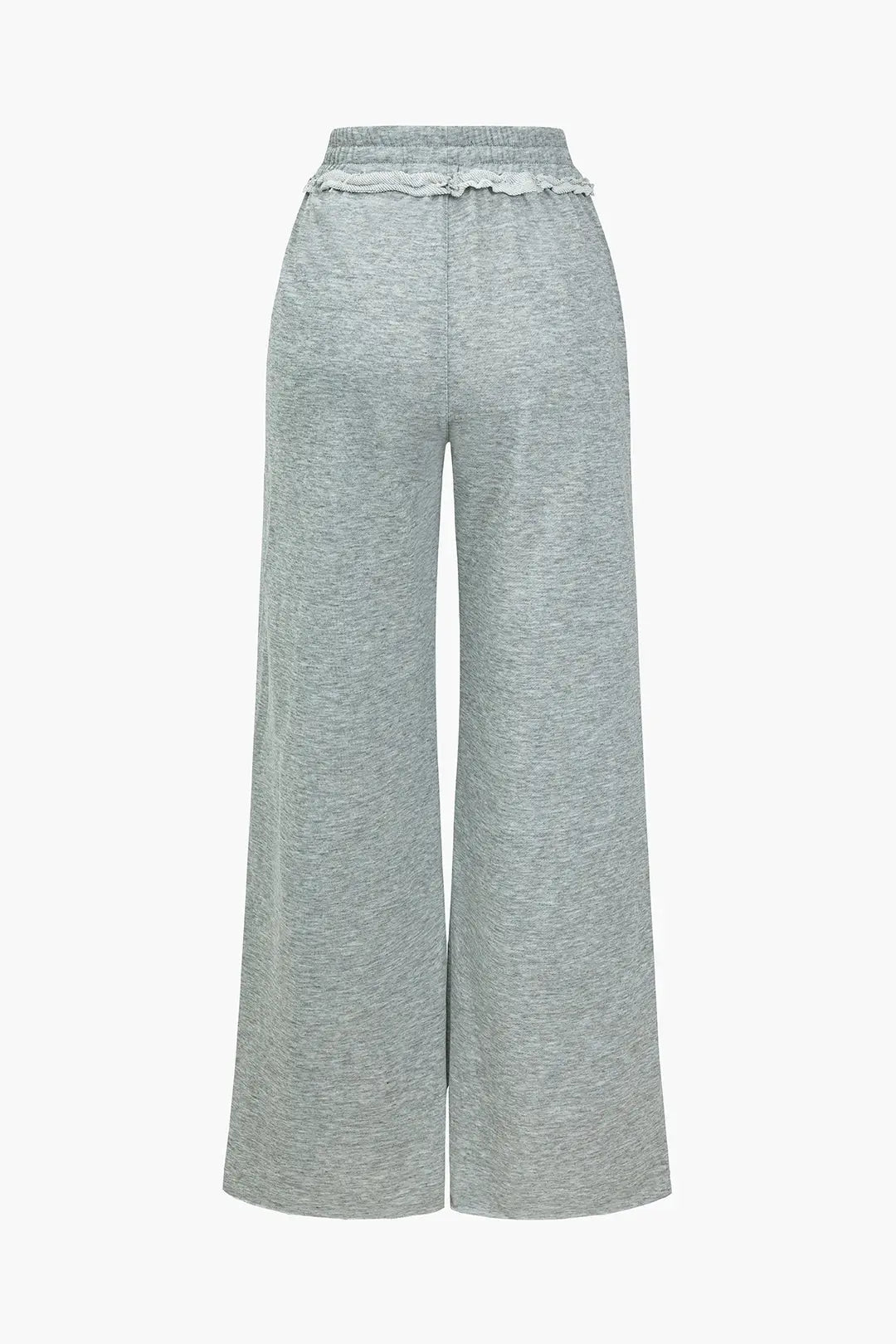 Solid Pocket Wide Leg Trousers Dreamardi
