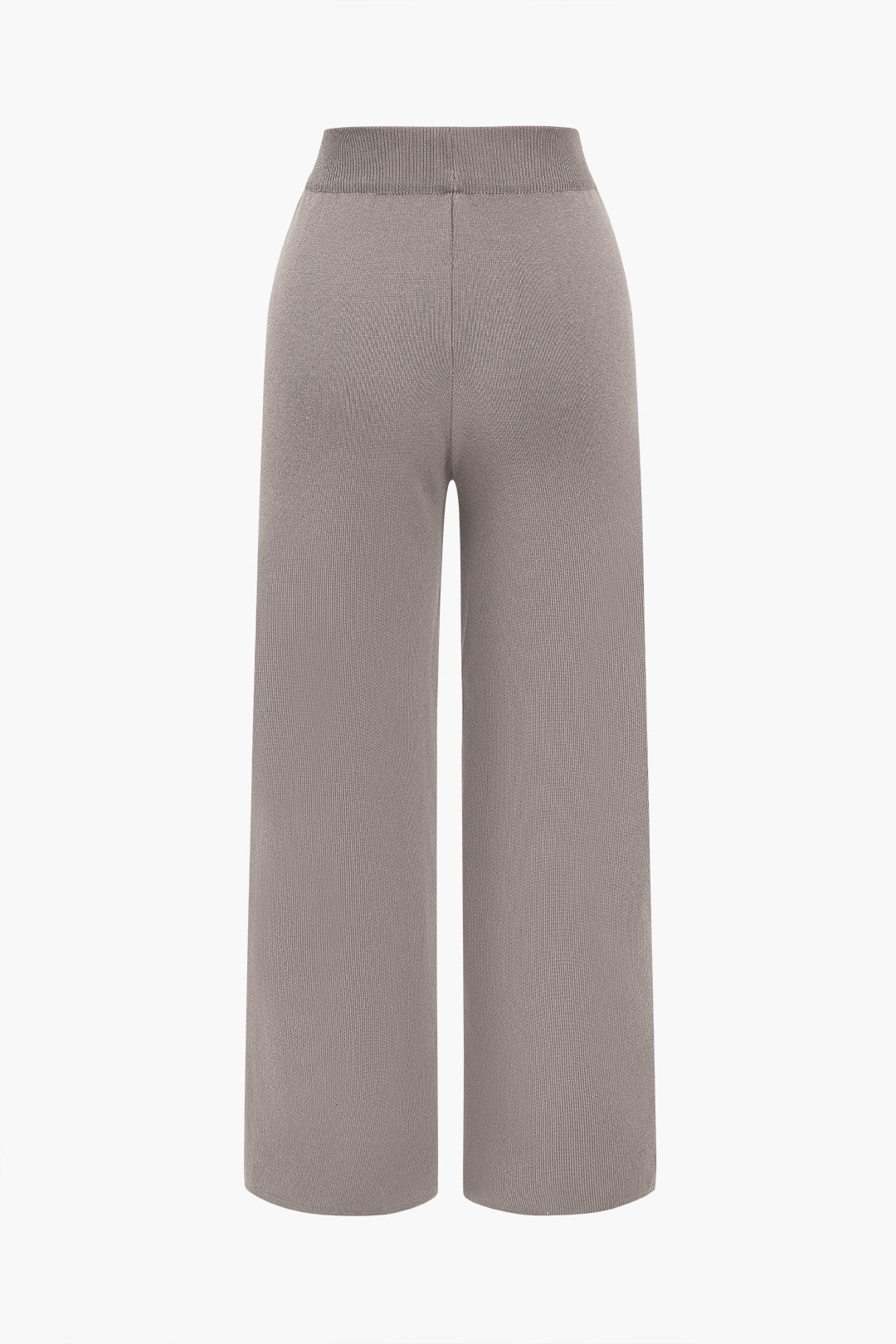 Sweater Button Pocket Round Neck Long-Sleeve Cardigan And Trousers Set Dreamardi