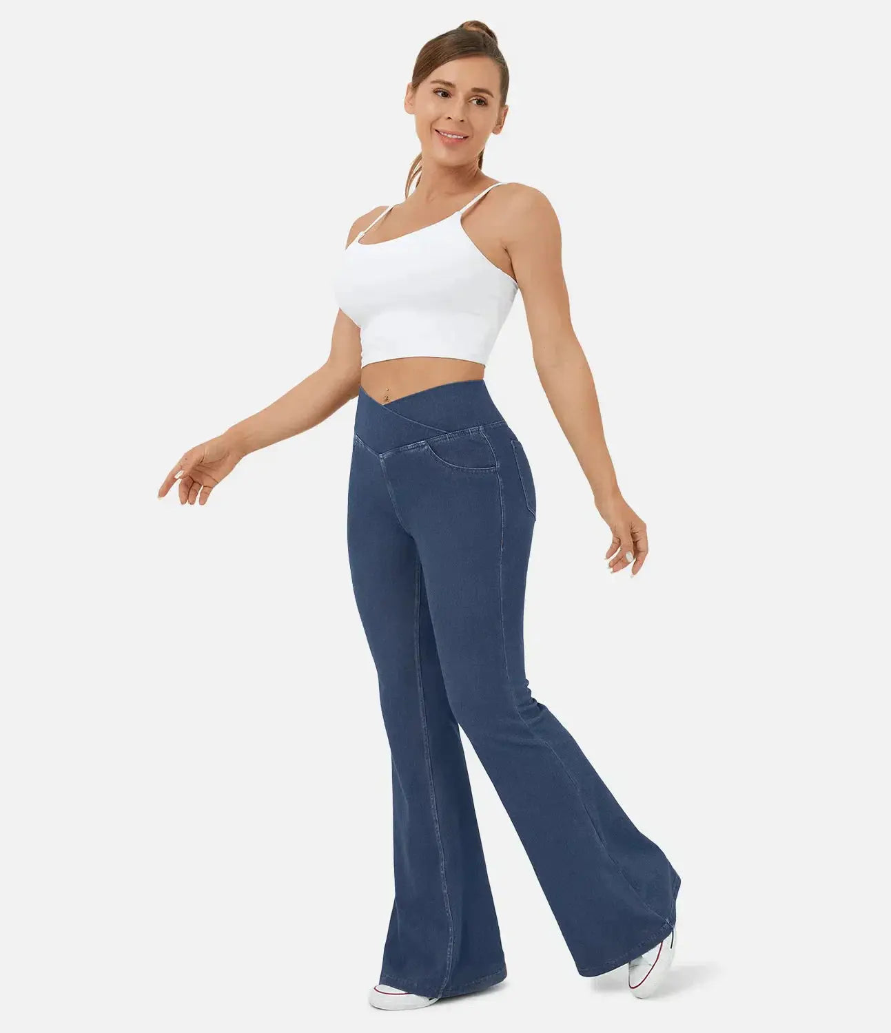 Anna - Retro Chic High Waist Woman's Trousers Dreamardi