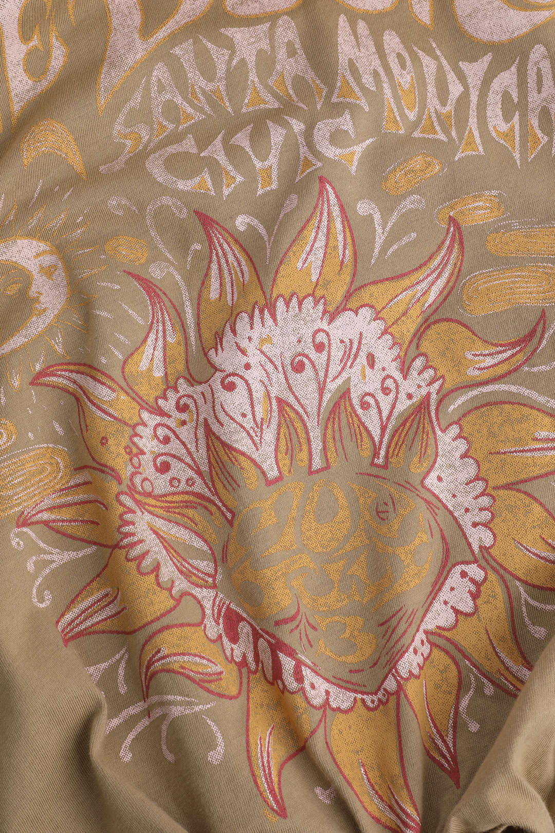 Delilah - Floral Print Knot Detail Woman's T Shir Dreamardi