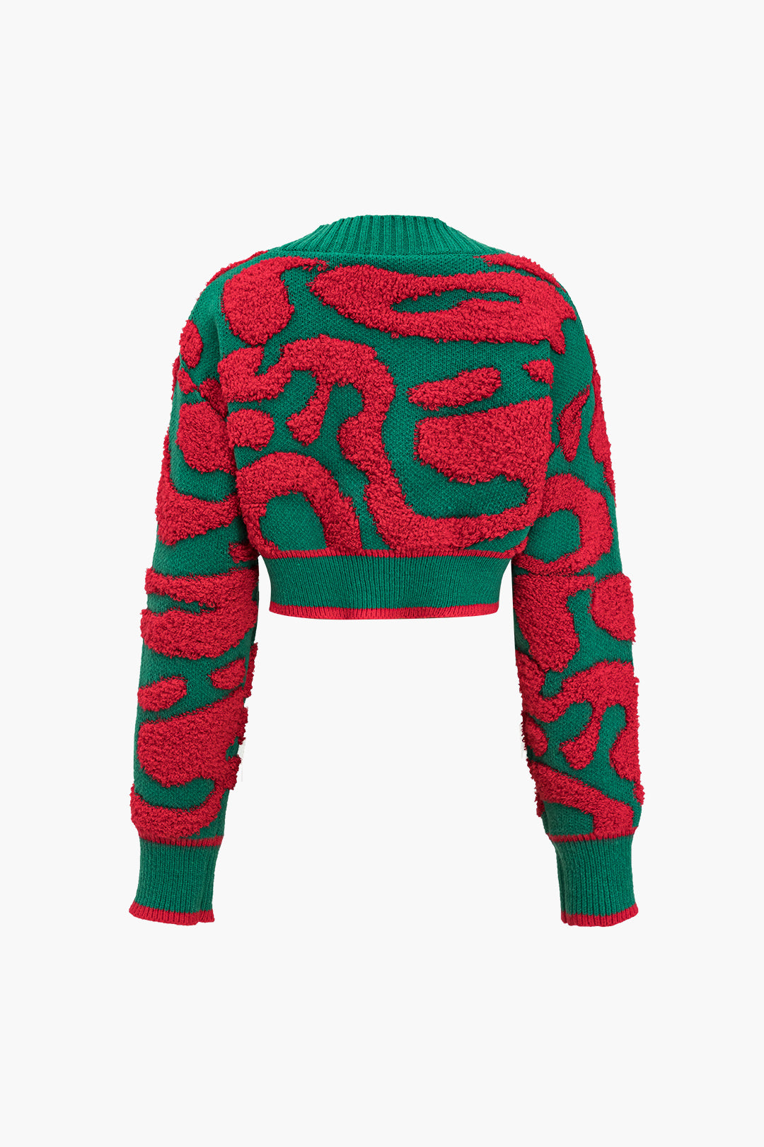 Colorblock V-neck Knit Button Up Cardigan Dreamardi