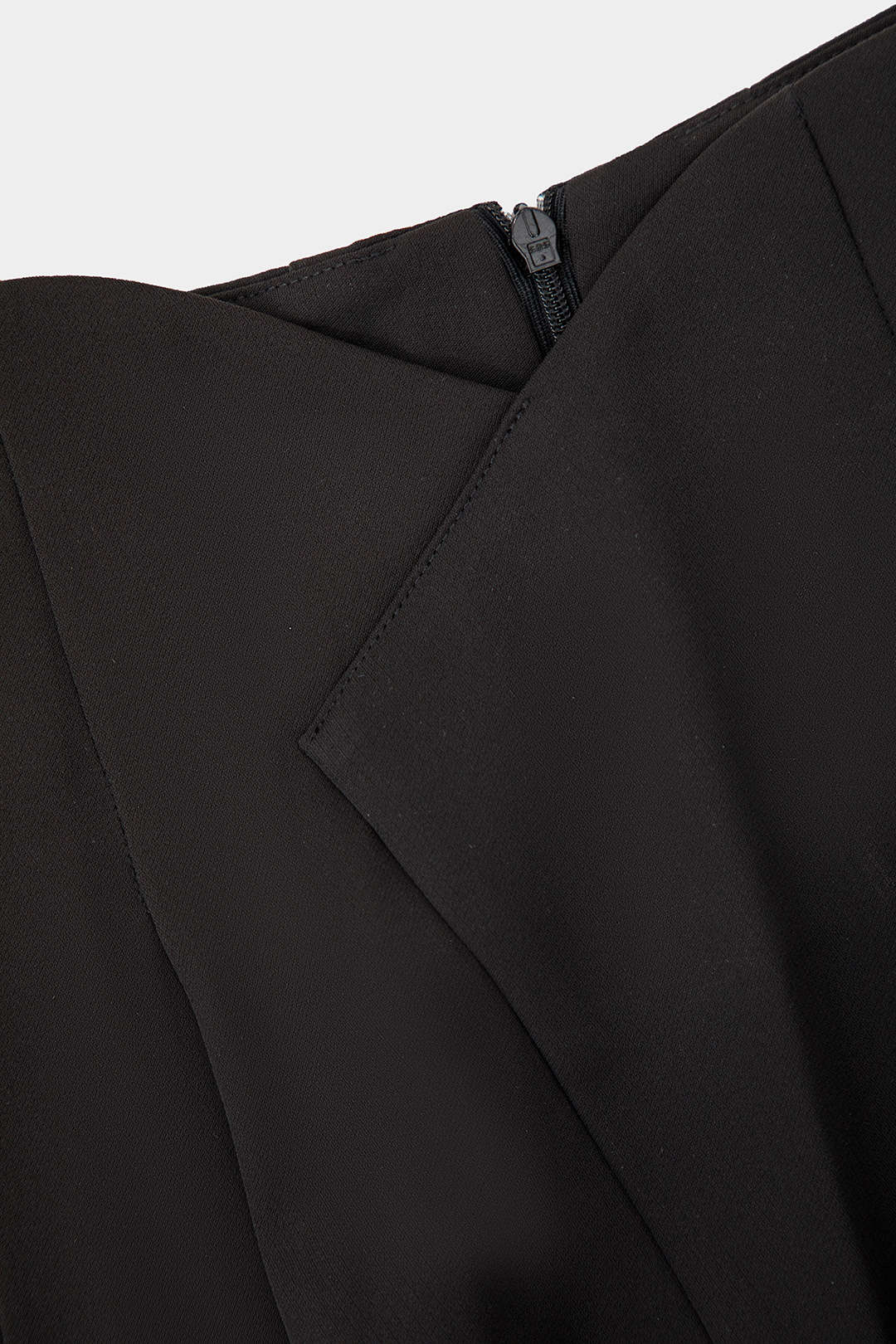 Pleated Asymmetrical Wide Leg Trousers Dreamardi