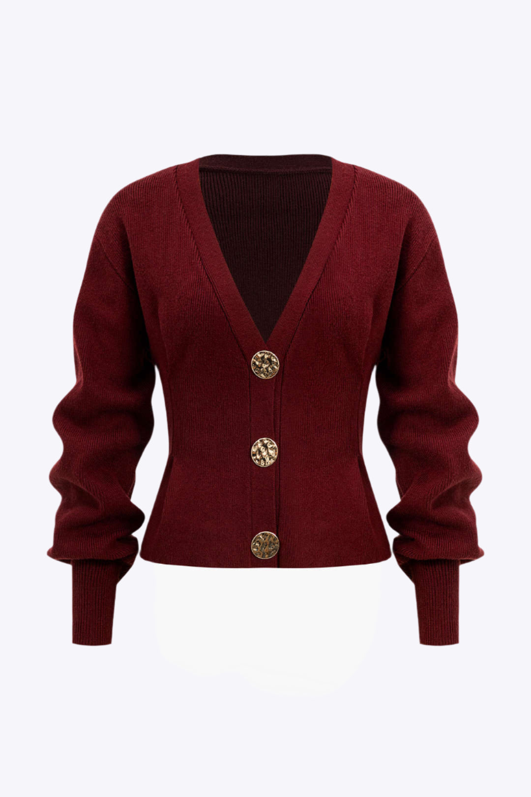 Knit Button V-neck Cardigan Dreamardi