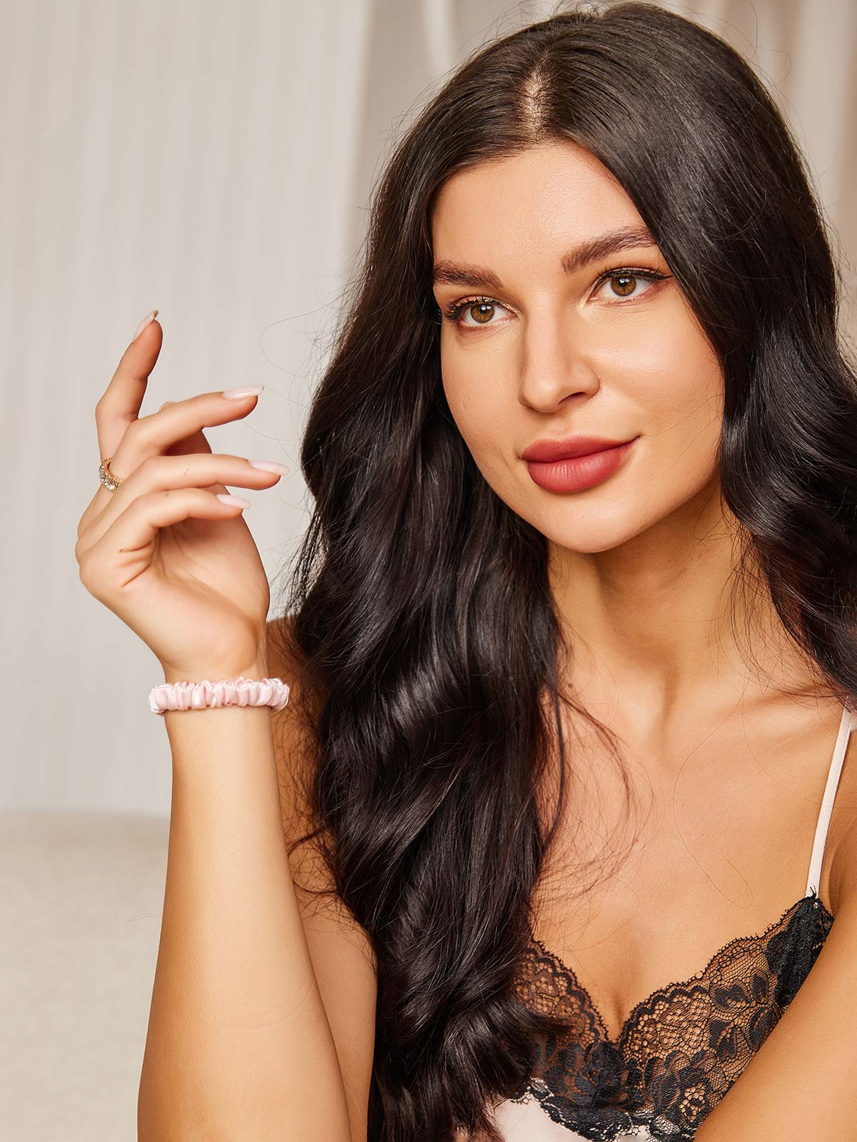 Zijdezachte magere scrunchie Dreamardi