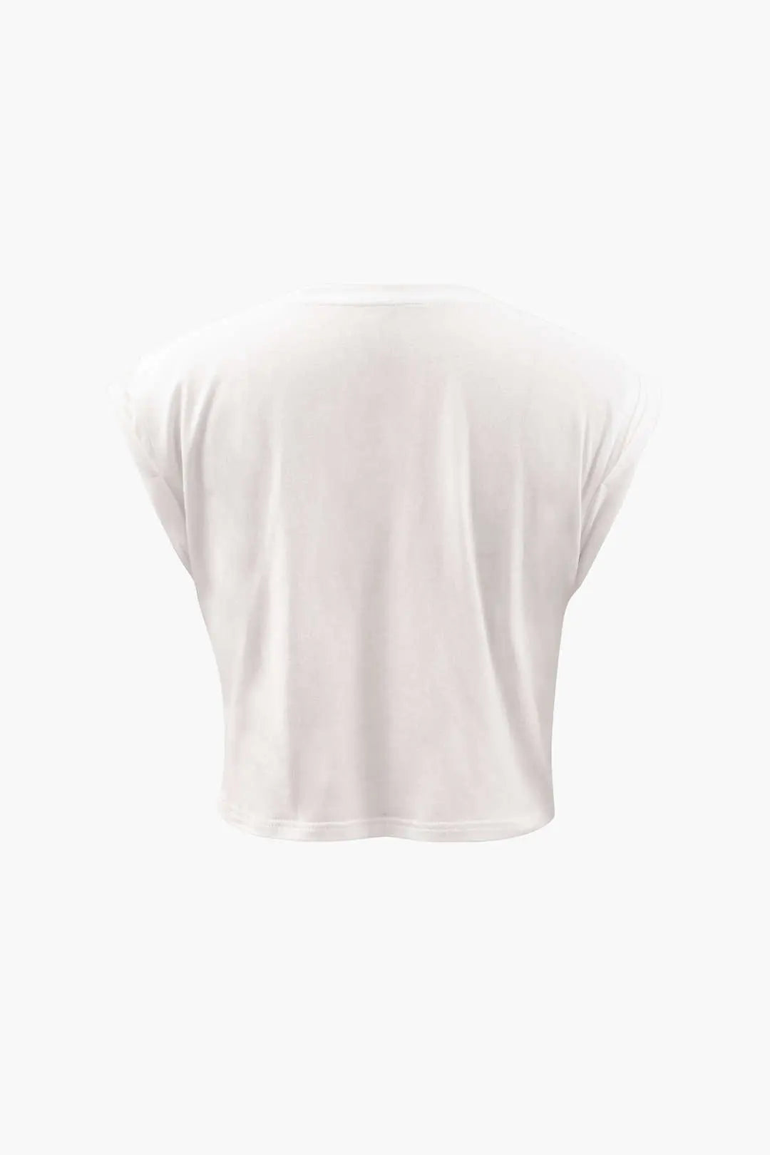 Delilah - Floral Print Knot Detail Woman's T Shir Dreamardi