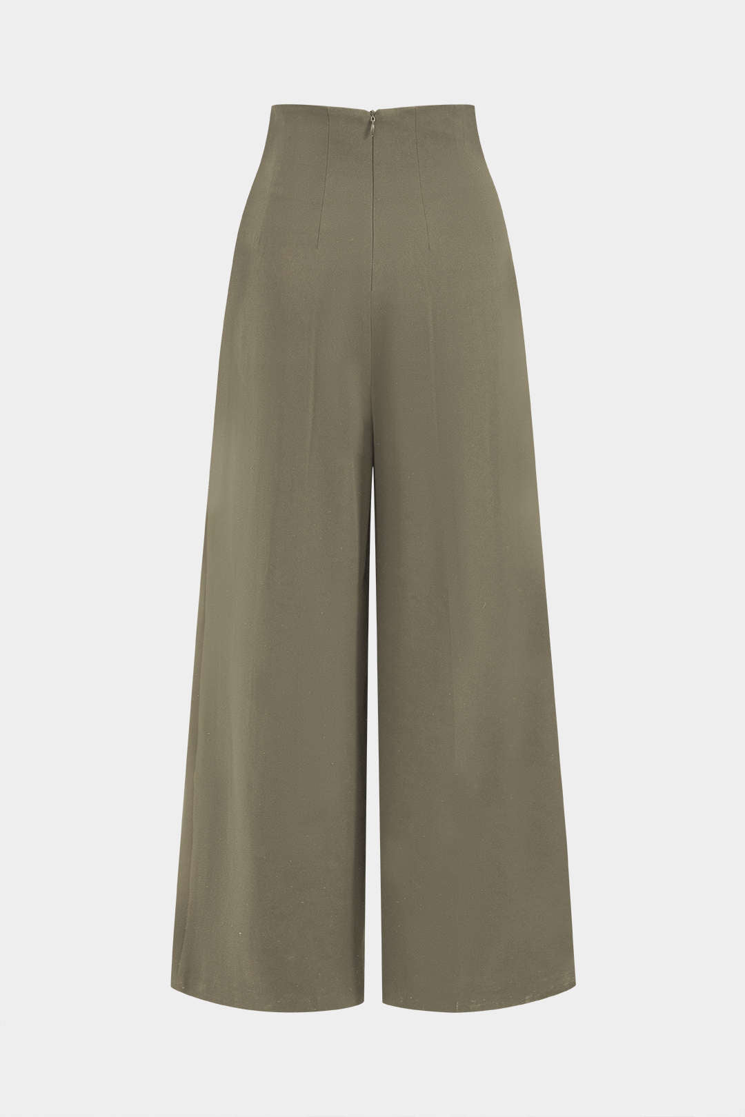 Pleated Asymmetrical Wide Leg Trousers Dreamardi