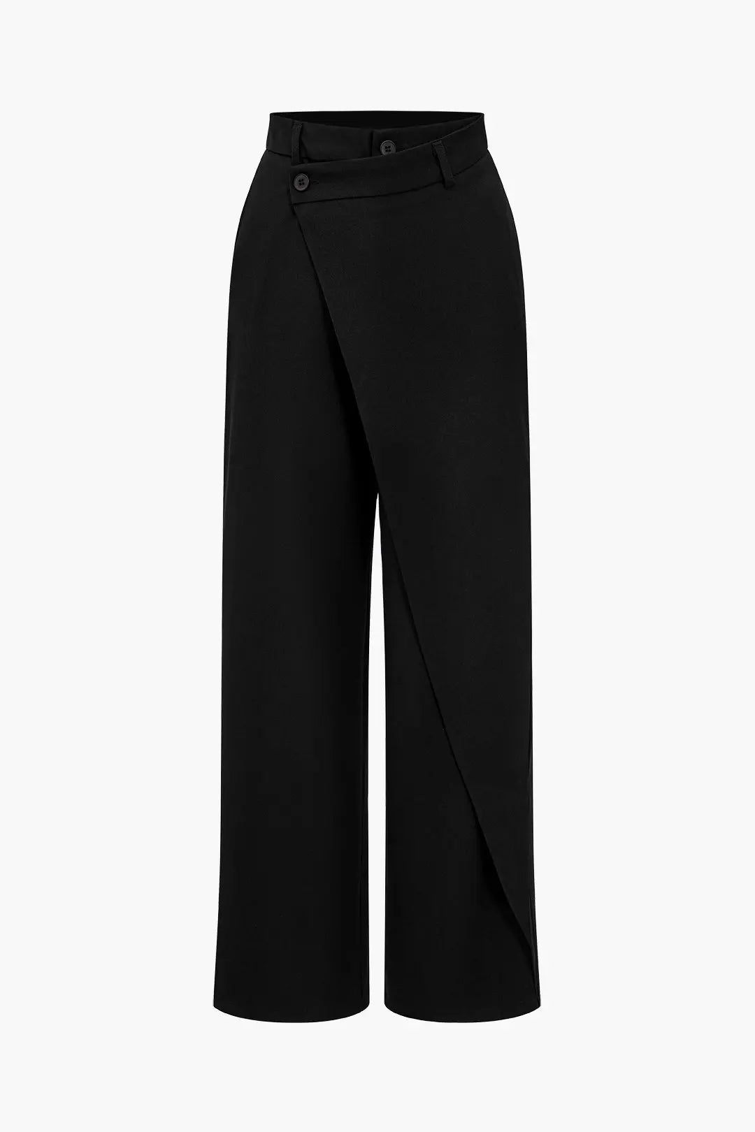 Solid Asymmetrical Trousers Dreamardi